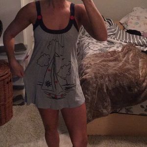 Forever 21 nautical sailor dress or cover up